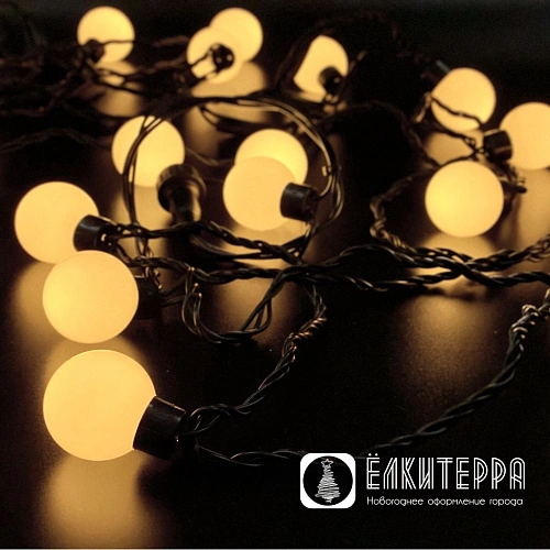 Вьюга - Комплект освещения для елкивысота 15 м, цвет свечения Холодно-белый / Синий